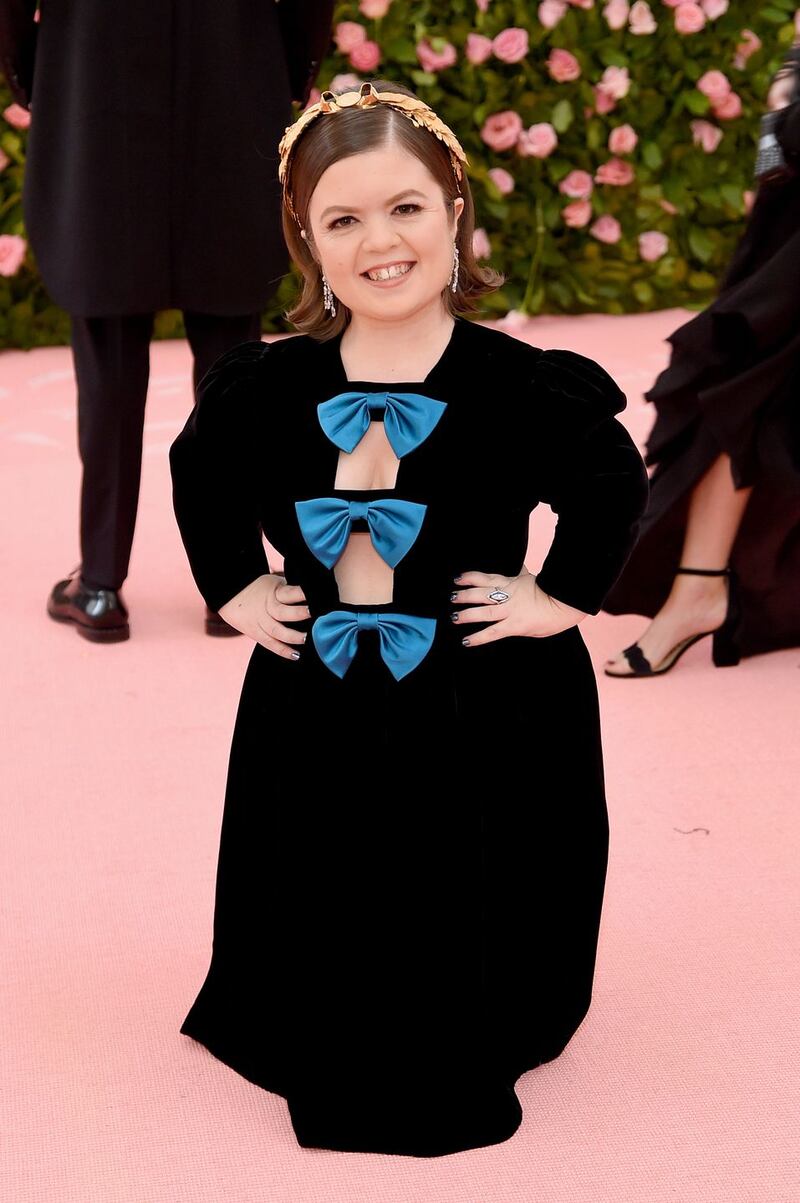 Met Gala 2019: Sinéad Burke. Photograph: Jamie McCarthy/Getty