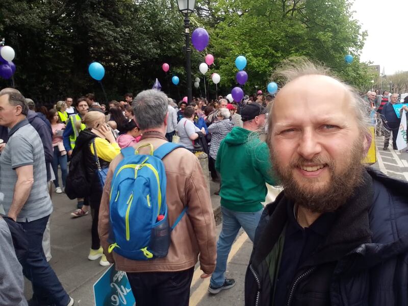 Krzysztof Kiedrowski of the Irish Polish Society: 'There are many Polish people in homeless hostels in Ireland at the moment'