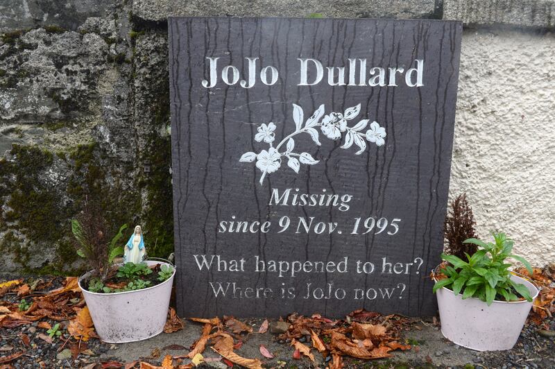 A memorial to Jo Jo Dullard in Moone, Co Kildare. Photograph: Dara Mac Dónaill/The Irish Times
Photograph: Dara Mac Donaill / The Irish Times