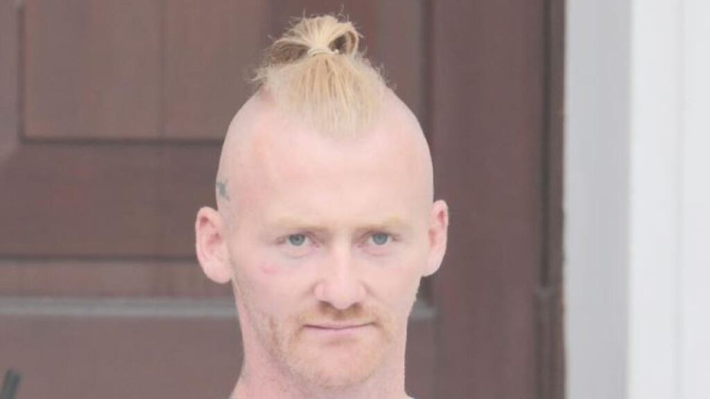 Robert Broughan (25) was charged at a sitting of Naas District Court on Sunday afternoon. Photograph: Collins