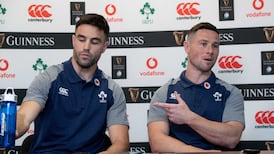 Conor Murray and John Cooney keeping the gloves on