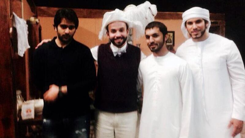 Danú Dubai founder Pádraig Downey (second from left) with some of the theatre’s supporters.