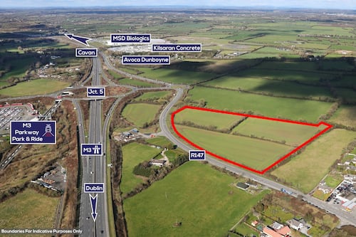 M3 motorway lands primed for logistics development seek €5.25m