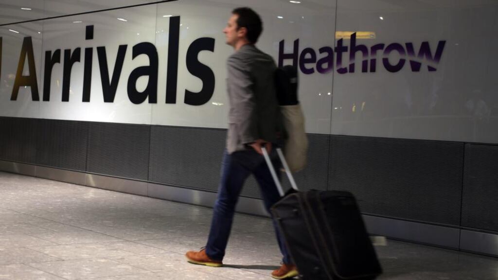 Enhanced screening for Ebola will begin at Heathrow Airport’s Terminal 1 tomorrow. Photograph: Steve Parsons/PA Wire