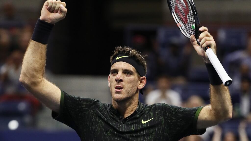 Juan Martin Del Potro is through to the third round of the US Open. Photograph: Getty