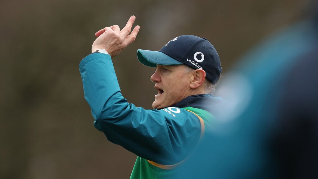 Ireland head coach Joe Schmidt will name his team to face Italy on Friday at lunchtime. Photograph: Billy Stickland/Inpho