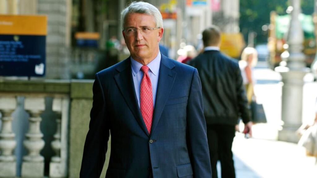 AIB chief executive David Duffy: ‘You’re sitting on in excess of 1,000 buy-to-let properties where no payment has been made in six months.’ Photograph: Aidan Crawley