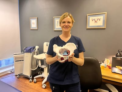 Physiotherapist Aoife Harvey.