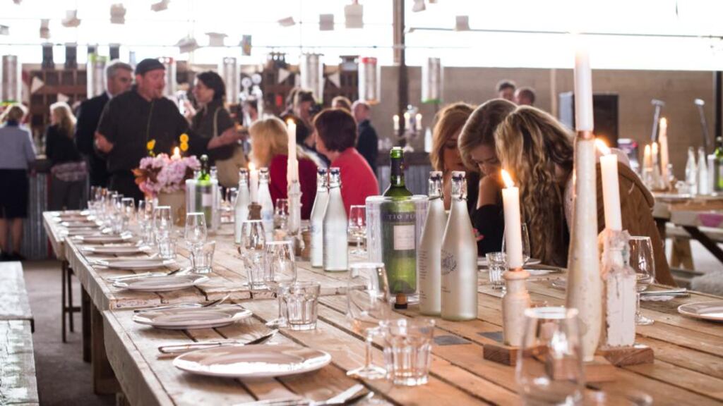 Fringe Festival at the Big Shed at last year’s Ballymaloe Litfest. Photograph: Joleen Cronin