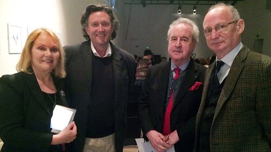 Helena Mulkerns, director Ben Barnes and WexFour writers John Banvile and Billy Roche