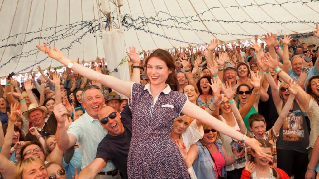 Sophie Ellis Bextor wows fan at Westport Festival at the weekend. Photograph: Tony Kinlan