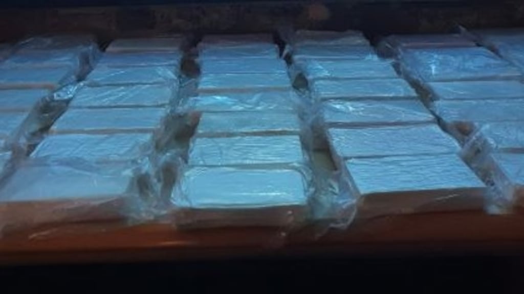 Gardaí seized cocaine worth an estimated €3.5 million on Thursday. Photograph: An Garda Síochana