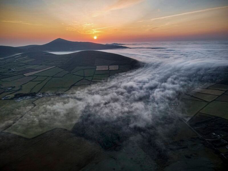 A gust of magic: Clouds roll in over Dingle