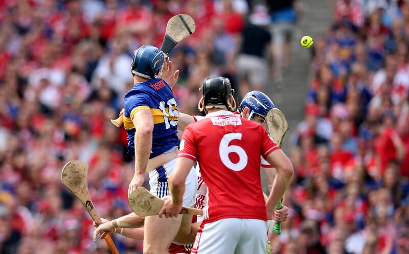 Jason Forde in action during the All-Ireland final against Cork. Photograph: Ryan Byrne/Inpho