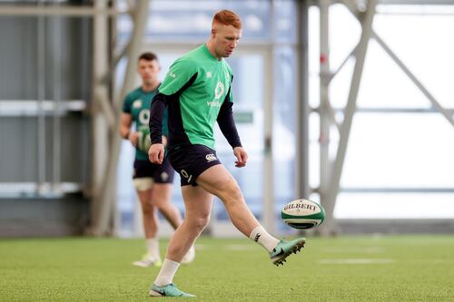 Ireland team named: Ciarán Frawley starts at fullback with Oli Jager on bench against Wales