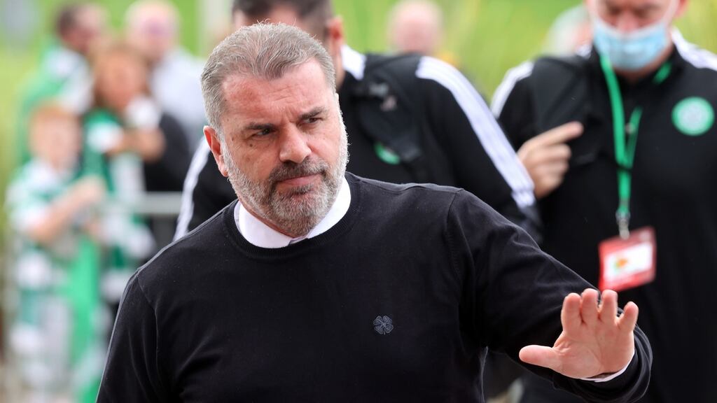 Celtic fans are still behind Ange Postecoglou the manager says. Photo: Jeff Holmes/PA Wire.