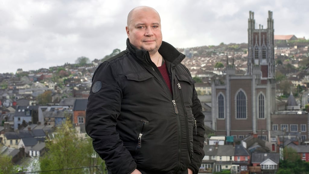 Milan Sitko from Slovakia  in Cork city. Photograph:  Daragh Mc Sweeney/ Provision