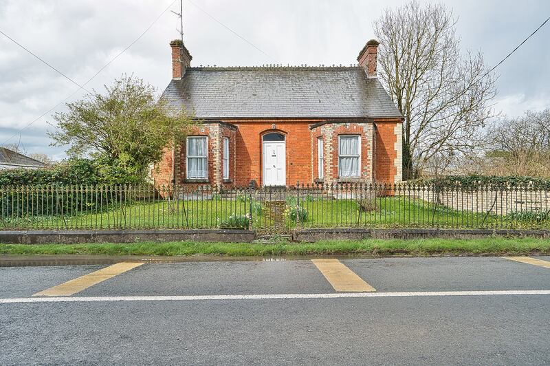 The redbrick cottage fronting on to the Boyne Road, Co Meath
