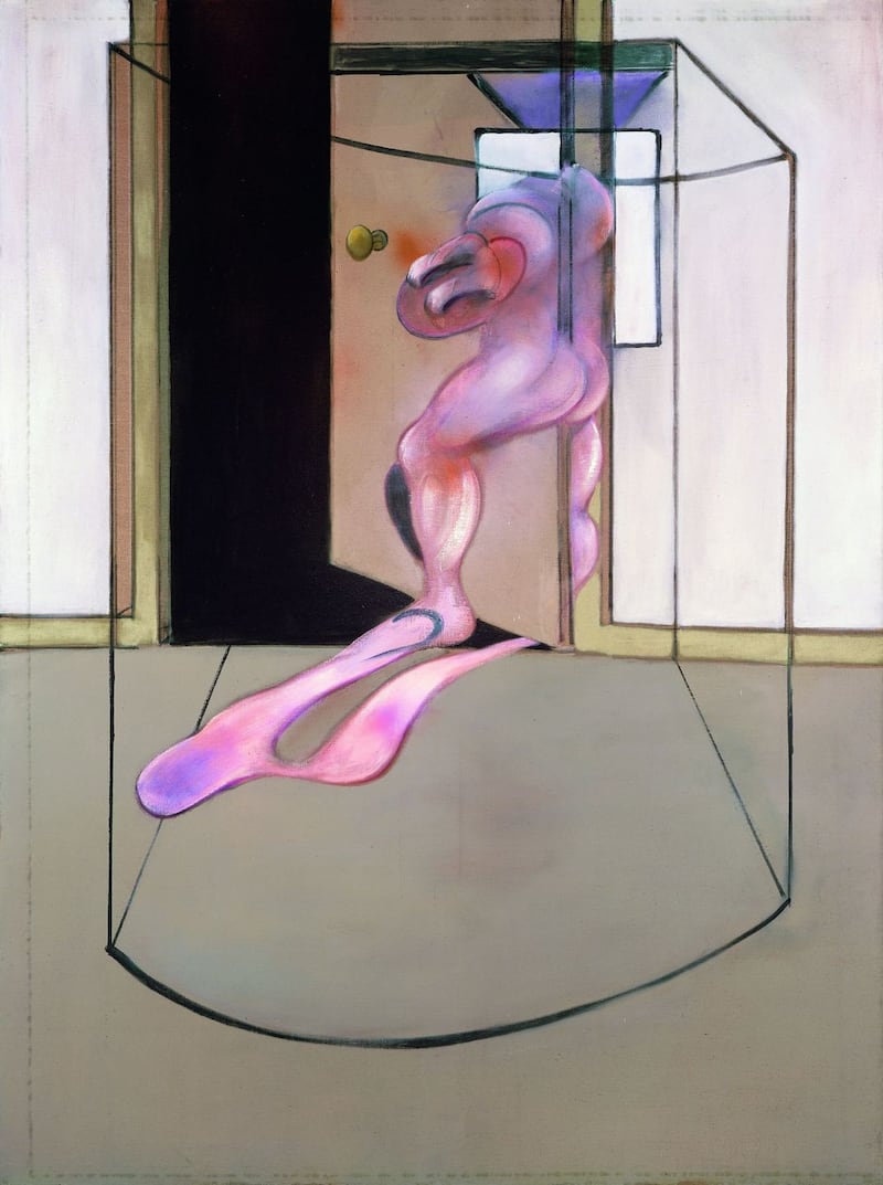 The right-hand panel of Francis Bacon’s Triptych Inspired by the Oresteia of Aeschylus, 1981. © The Estate of Francis Bacon/All rights reserved/ADAGP, Paris, and Dacs, London, 2019