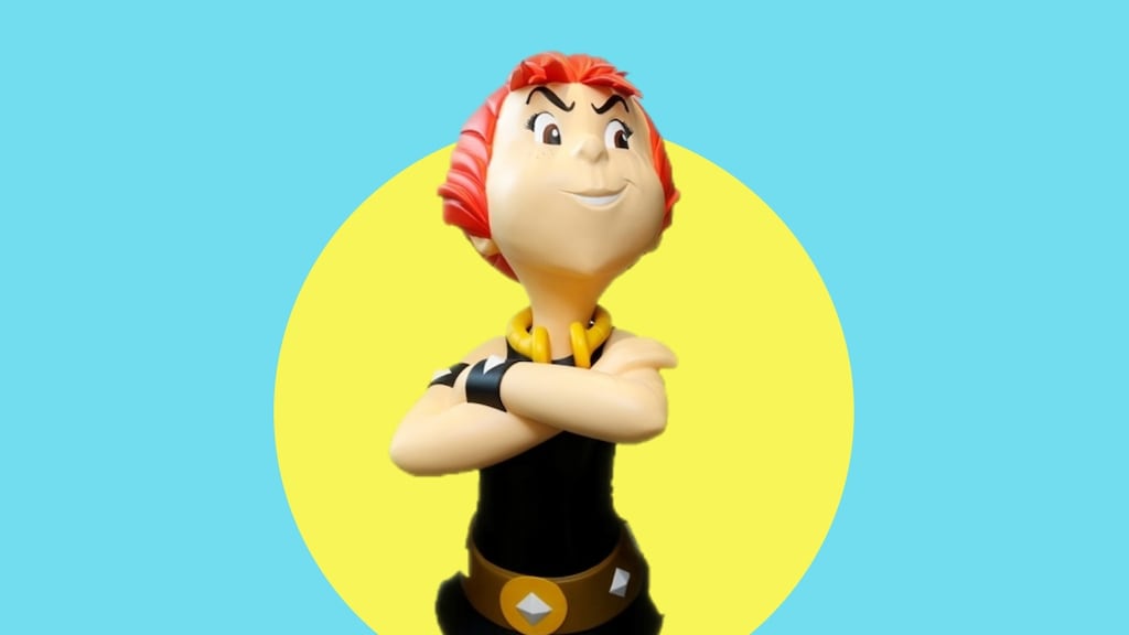 A figure of the character Adrenaline. Photograph: Reuters