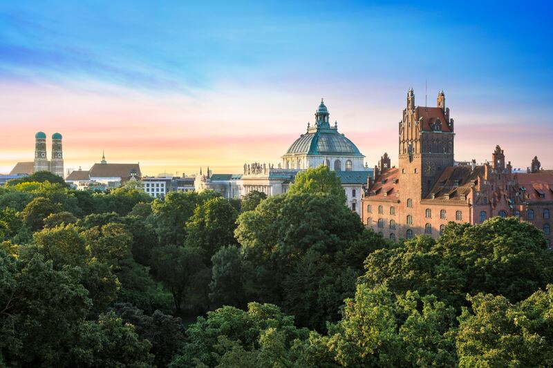 Rocco Forte Hotels: view from The Charles Hotel in Munich. Photograph: Hotel Photography srl