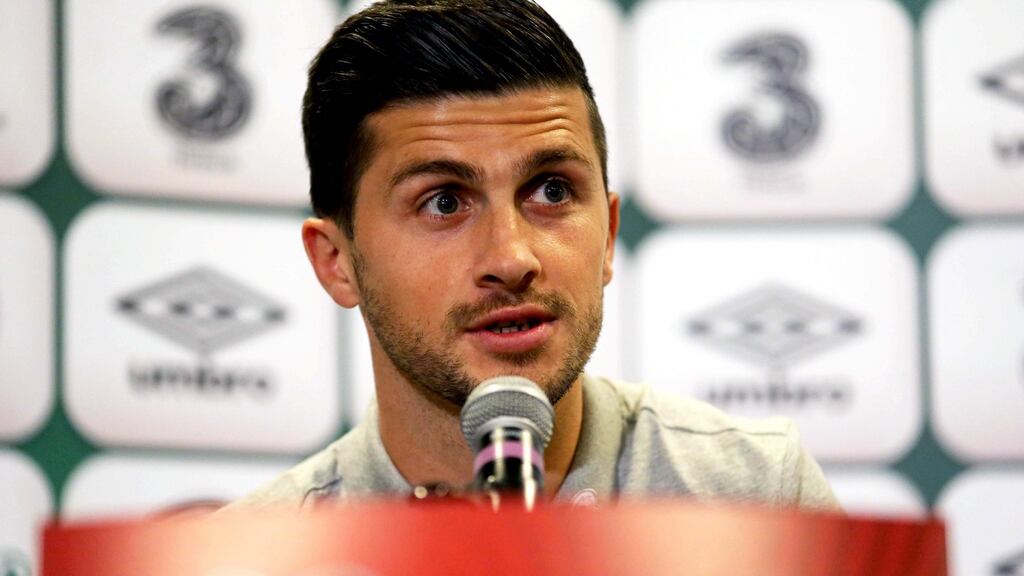 Shane Long: suffered an ankle injury in the Republic of Ireland’s last game against Poland. Photo: Donall Farmer/Inpho