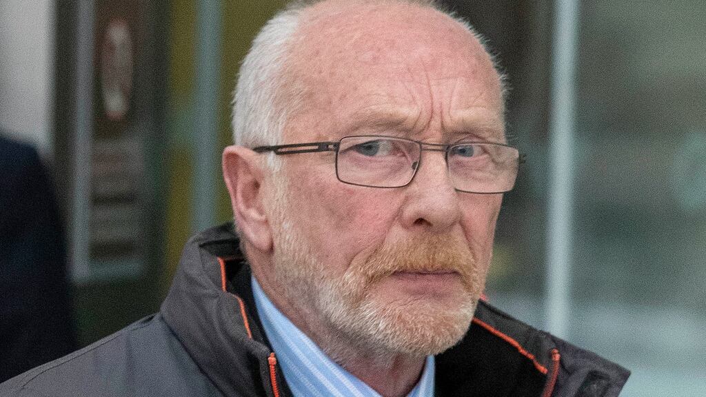 Gordon Black (70), of Mill Meadows, Arklow, Co Wicklow, leaving court on Wednesday, when he was given a two-year suspended sentence. Photograph: Collins Courts