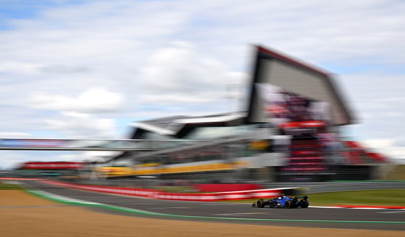 Nicholas Latifi on a practice lap at Silverstone in July. Photograph: Clive Mason/Getty