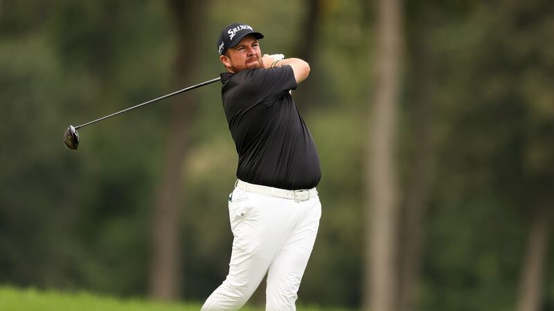 Shane Lowry has pleny of work to do to make the cut at Winged Foot. Photograph: Gregory Shamus/Getty