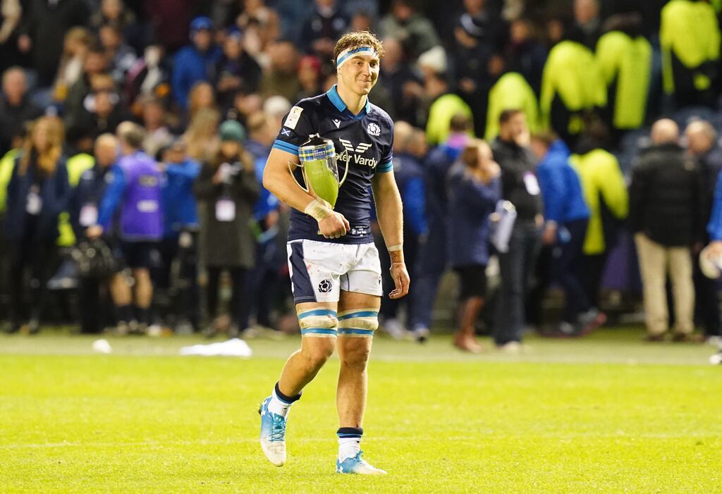 Jamie Ritchie's captaincy has been one of the key factors in releasing Scotland's potential. Photograph: James Barlow/PA