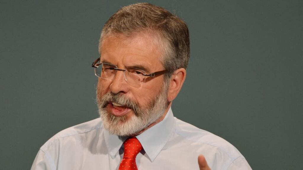 Sinn Féin president Gerry Adams: focus on response to allegations of sexual abuse by republicans. Photograph: Alan Betson