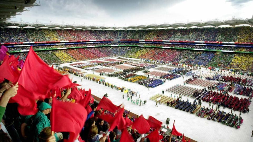 The opening ceremony of the 2003 Special Olympics World Summer games at Croke Park