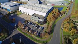 North Dublin logistics unit with office space near M50 to rent for €323k
