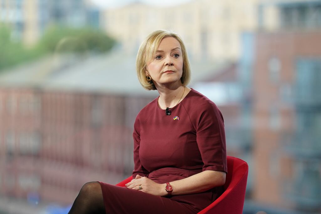In an interview on Sunday, Liz Truss said she could have done more to prepare the ground for Kwasi Kwarteng’s financial statement. Photograph: Stefan Rousseau/PA