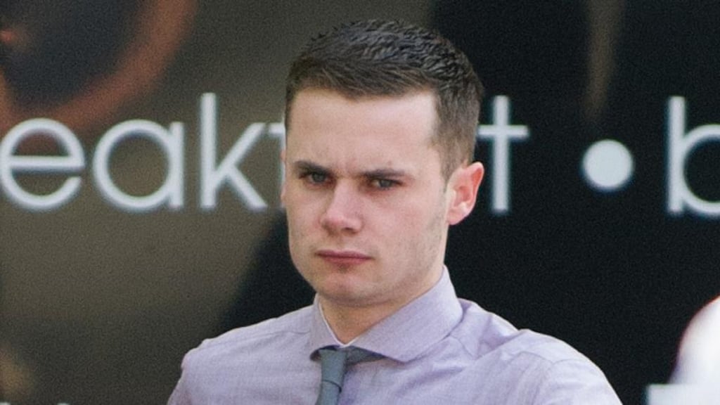 Aaron Byrne at Dublin Circuit Criminal Court. Photograph: Court Collins