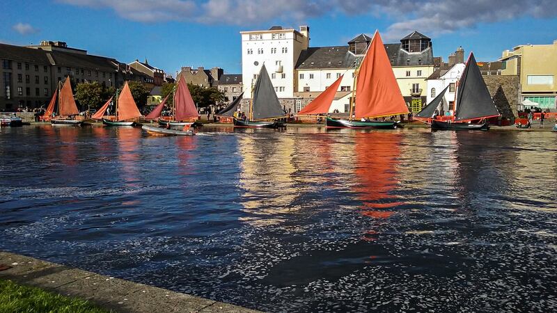 Champagne and oysters in Galway.