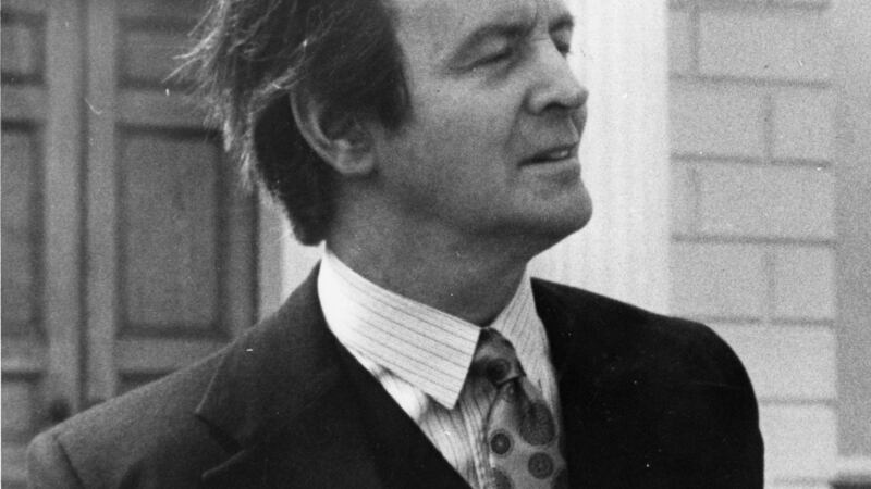 Ulick O’Connor as Oliver St John Gogarty in his RTE film about the writer, An Offering of Swans.