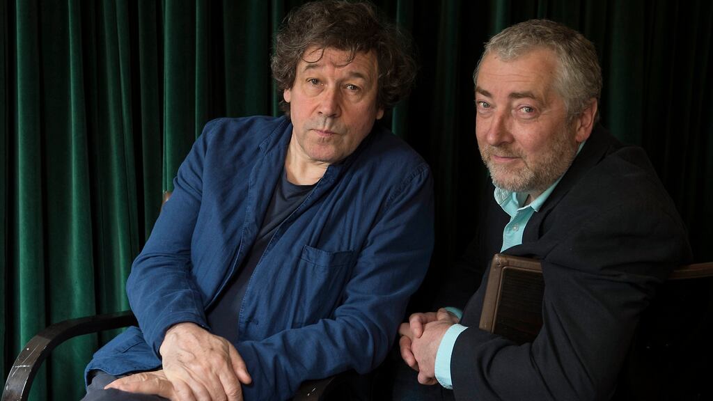Stephen Rea and Neil Martin, who will stage Seamus Heaney’s Aeneid: Book VI at the Kilkenny Arts Festival.  Photograph: Brenda Fitzsimons