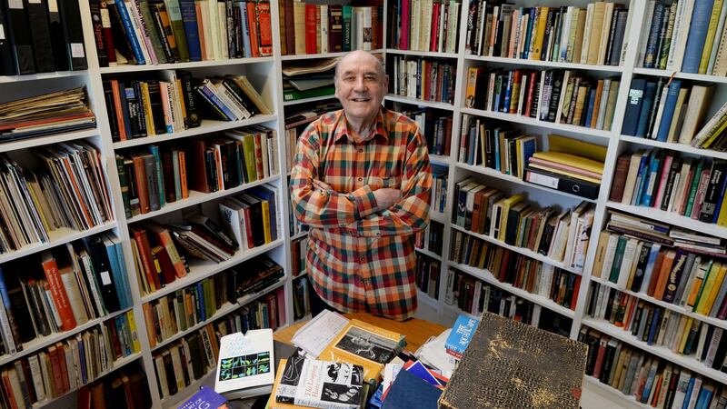 Desmond Morris: Every December he begins writing a new book. It is finished by the spring and  he then takes up painting again. Photograph: Alan Betson