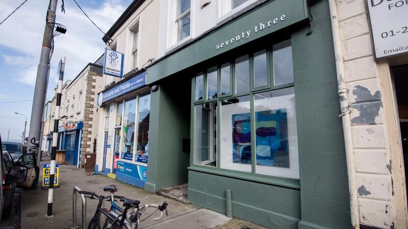 The former shop turned home at 73 York Road, Dún Laoghaire. Photograph: Brenda Fitzsimons