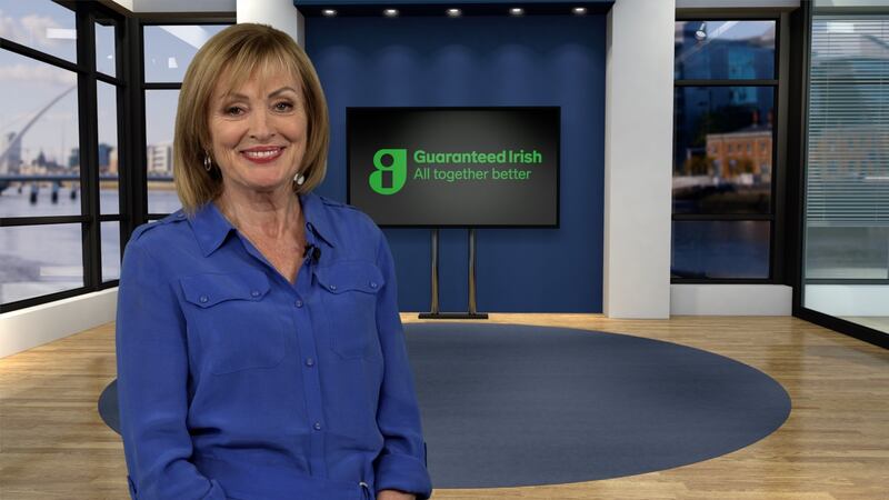 Mary Kennedy on the set of Guaranteed Irish