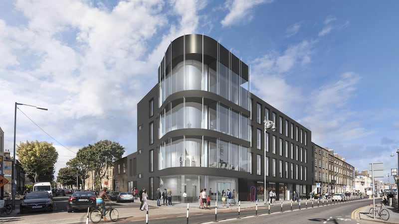 The exterior of the Lennox Building. The property is Iconic Offices’ 16th location in Dublin’s CBD.