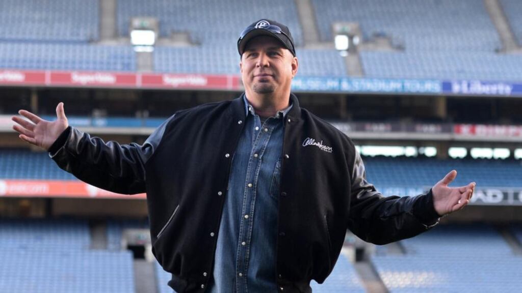 Garth Brooks will not be playing Ireland next summer, his public relations agency has said. Photograph: Dara Mac Dónaill/The Irish Times