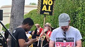 The Irish Times view on the Hollywood strike: all quiet on the set