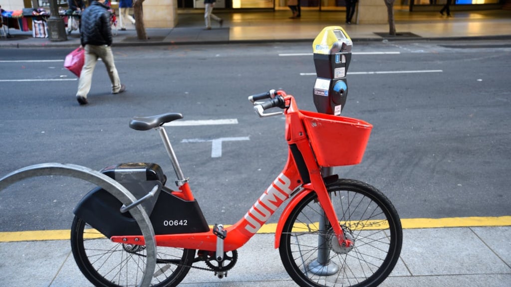 Uber has advertised for a London manager for its electric bike arm, Jump. Photograph: Robert Alexander/Getty Images