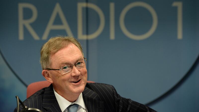 First of many: O’Rourke on his first day presenting Today with Sean O’Rourke on September 2nd, 2013. Photograph: Frank Miller