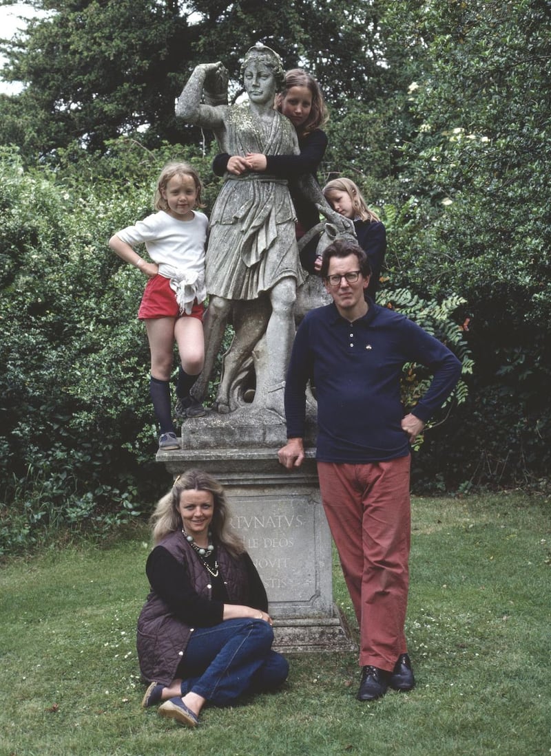 Rose Garnett: the BBC Films boss as a girl (left), with her parents, Polly Devlin and Andy Garnett, and her sisters, Daisy and Bay, in 1981. Photograph: Tony Evans/Getty