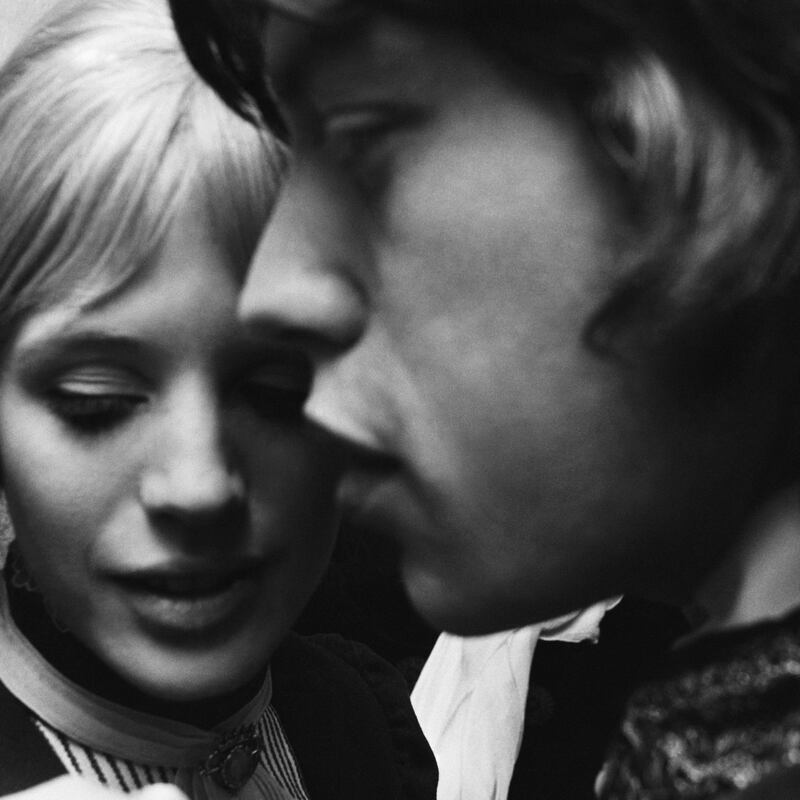 Marianne Faithfull with Mick Jagger in April 1967. Photograph: Hulton/Getty