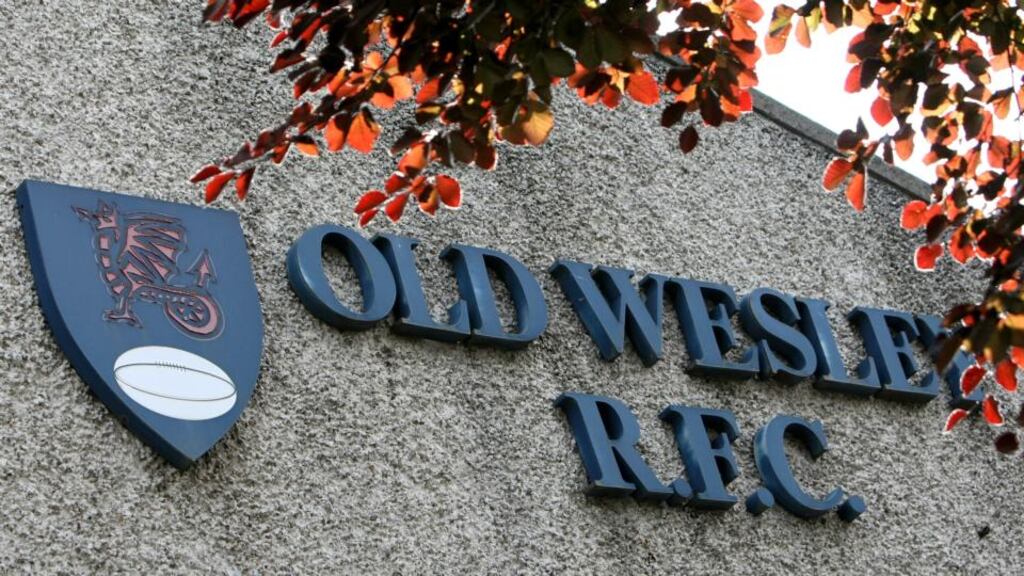 Old Wesley, one of four rugby clubs to receive the maximum €200,000 grant.