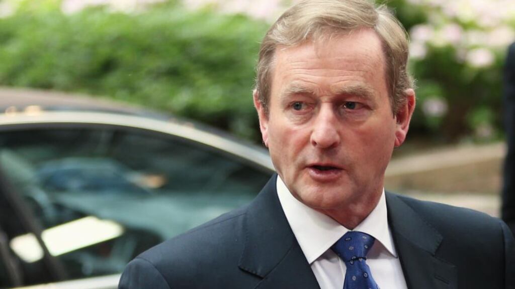 Taoiseach Enda Kenny has denied the Cabinet was split over property tax, saying he was sorry to see Mr Martin acting on “the absolute gospel belief of what you read in the papers’’. Photograph: Reuters